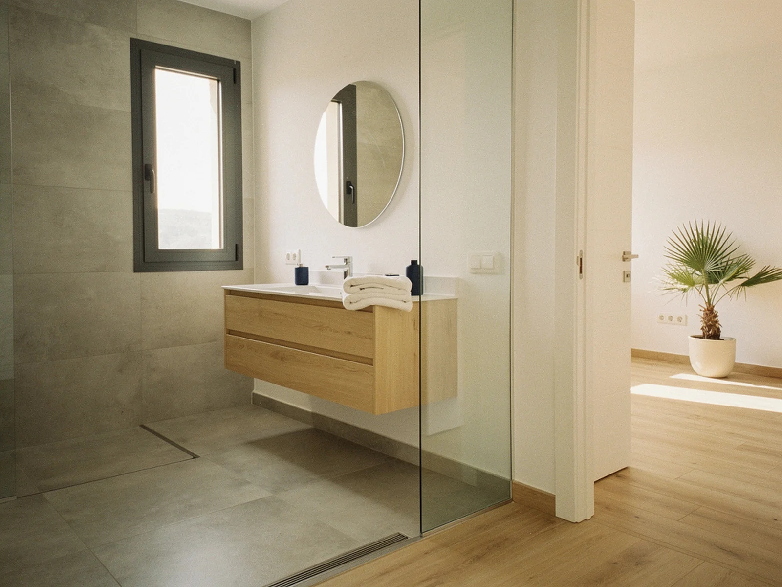 Baño de una vivienda. Imagen de proyecto.