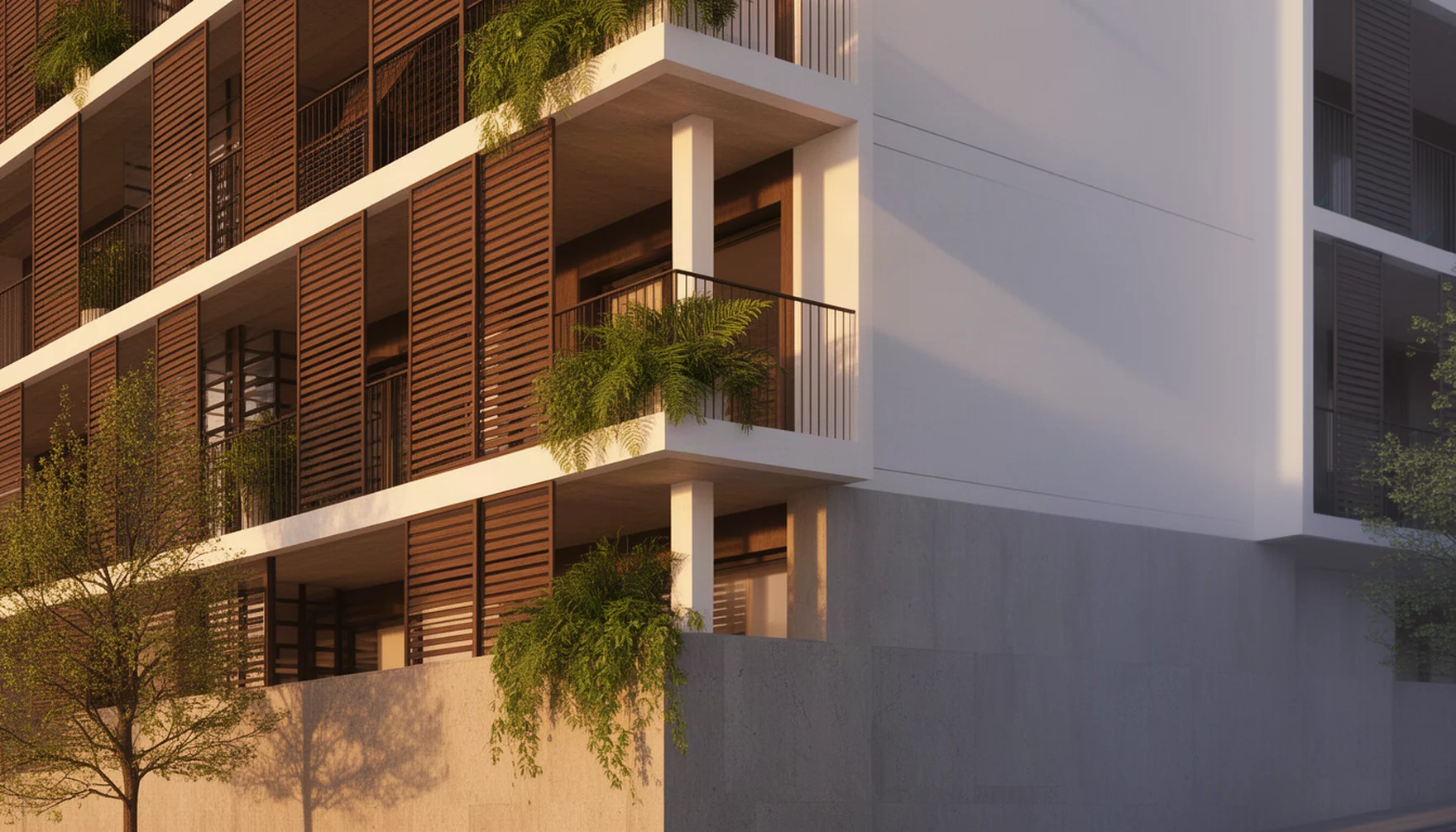 Alzado de Kairós Flor de Lis. Render del proyecto.
