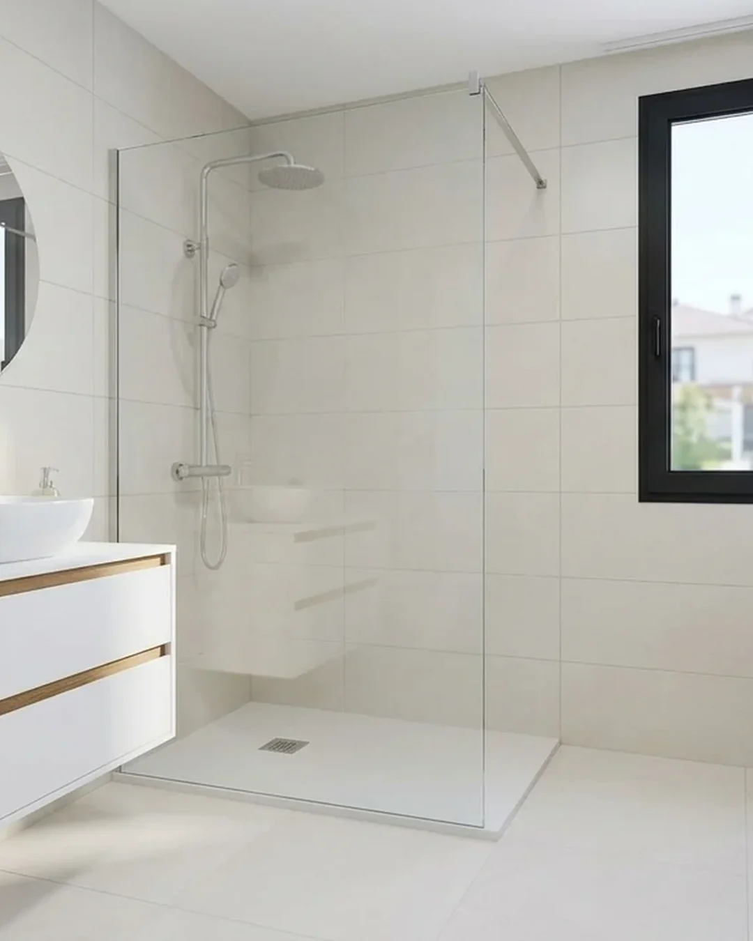 Baño completo. Imagen de proyecto.