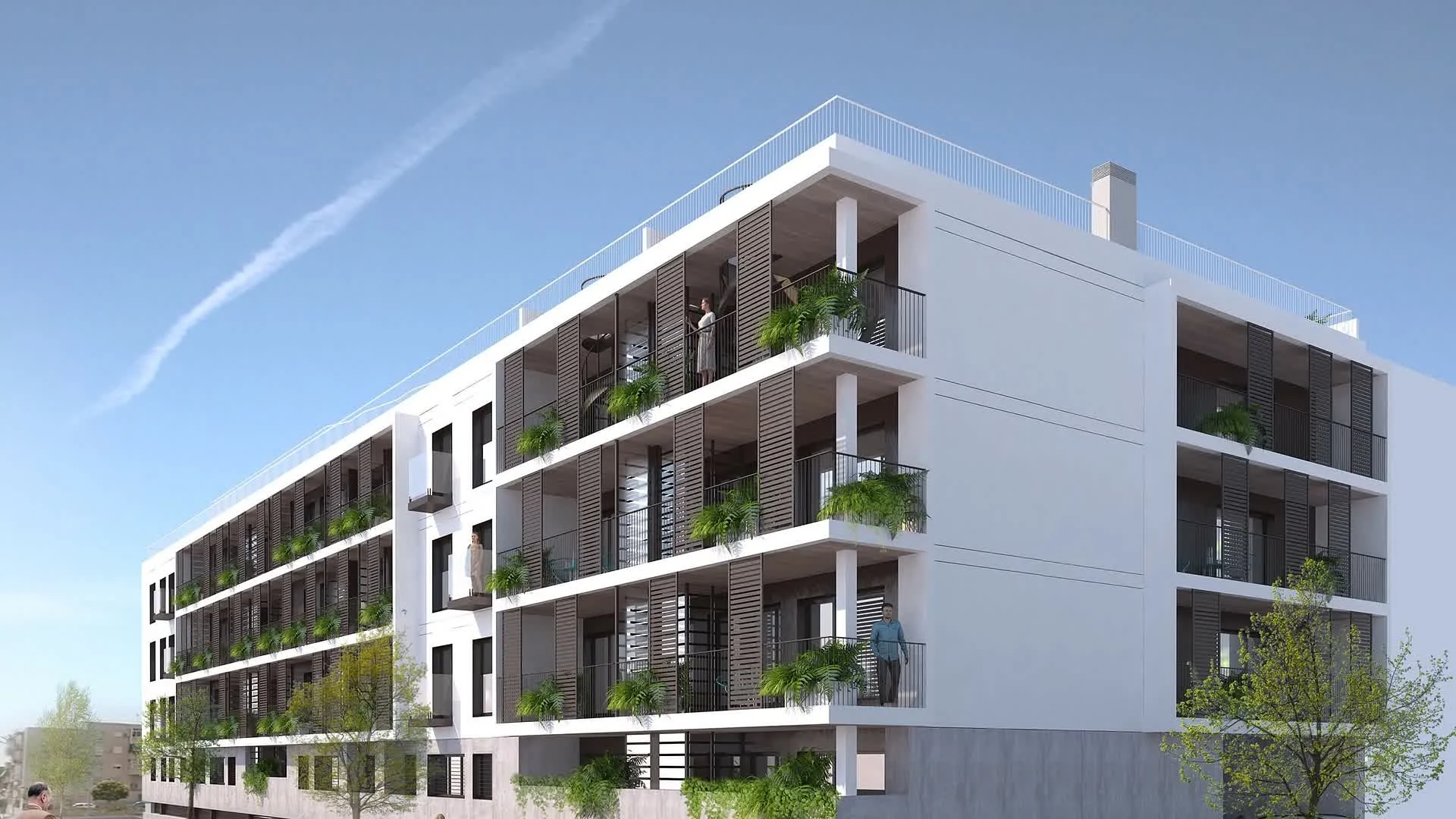 Fachada de Kairós Flor de Lis desde la calle. Imagen de proyecto.
